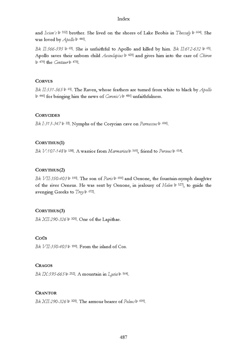 Ovid: The Metamorphoses - Page 487
